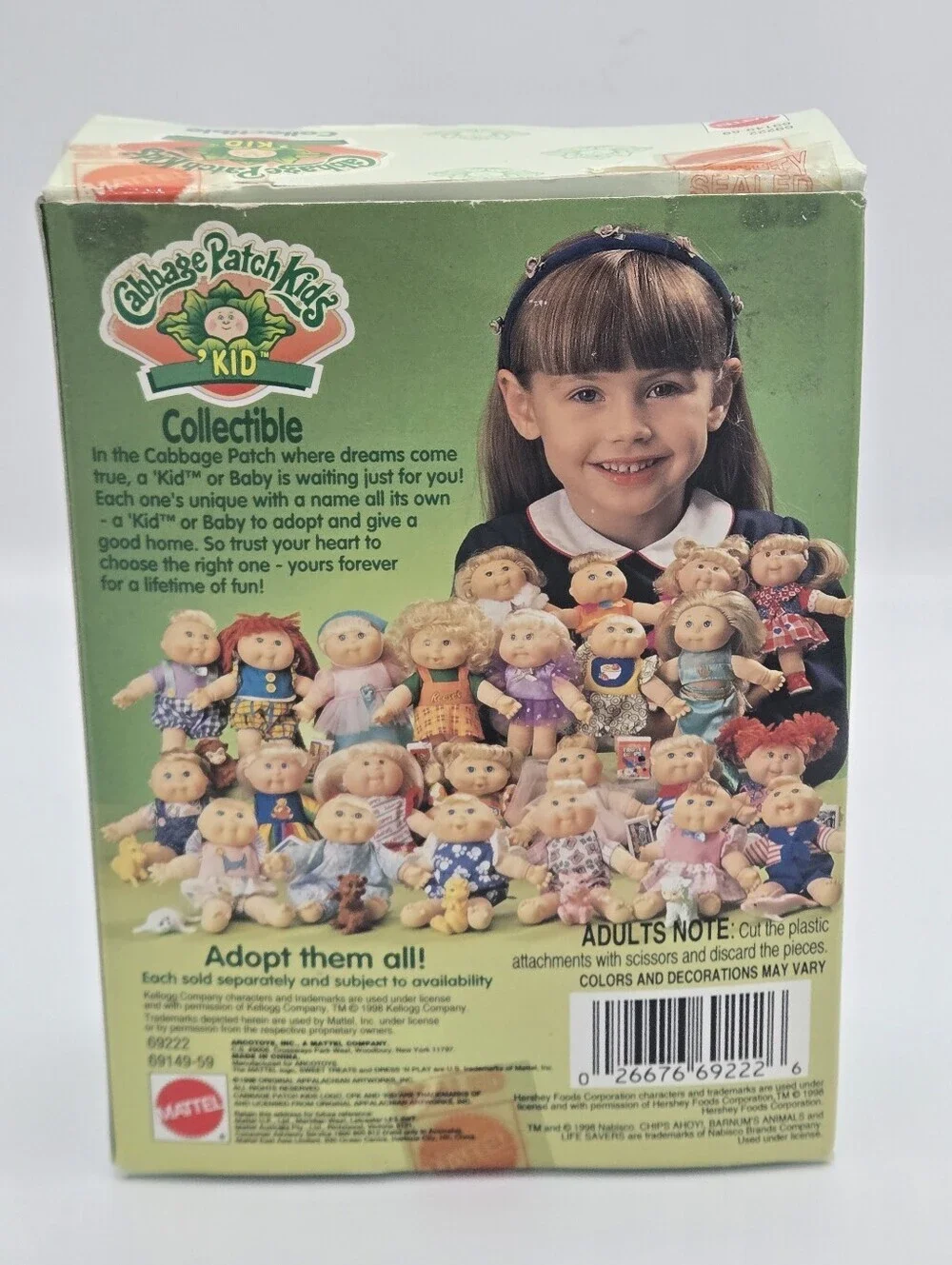 Vintage 1998 Mattel Cabbage Patch Kids 4.5” Baby Doll Miriam Ruth DOB Jan 18